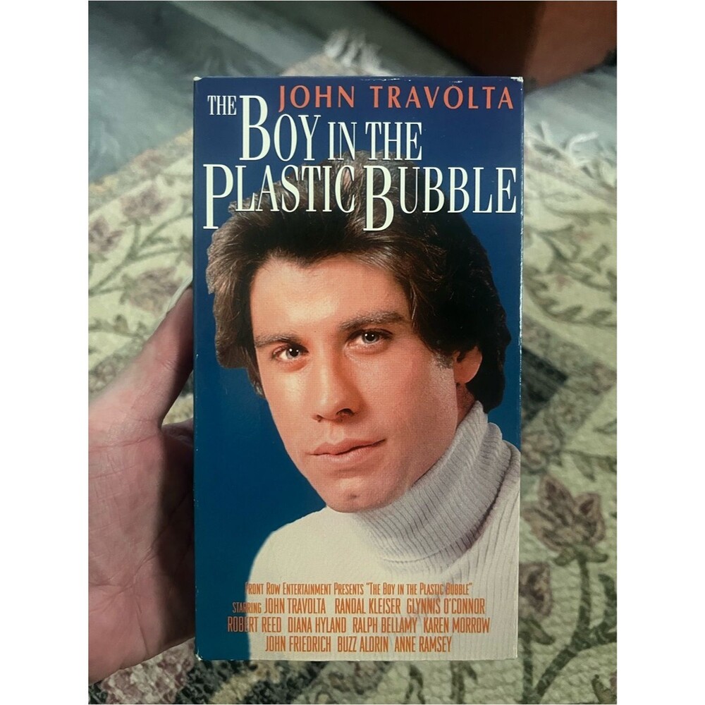 The Boy in the Plastic Bubble VHS - John Travolta - Blue Cover